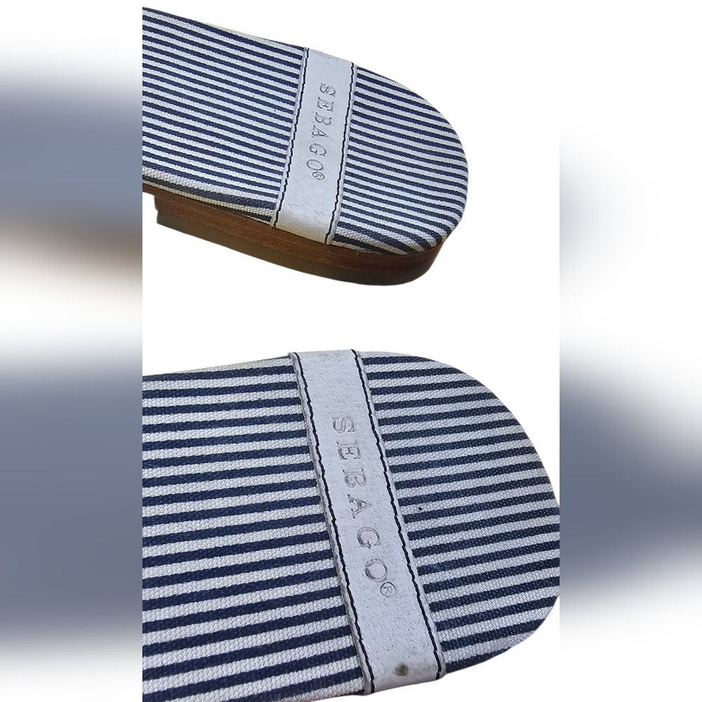 Sebago Tisbury - Dainty Low Profile Nautical Feel Slides/Sandals - Picture 5 of 7